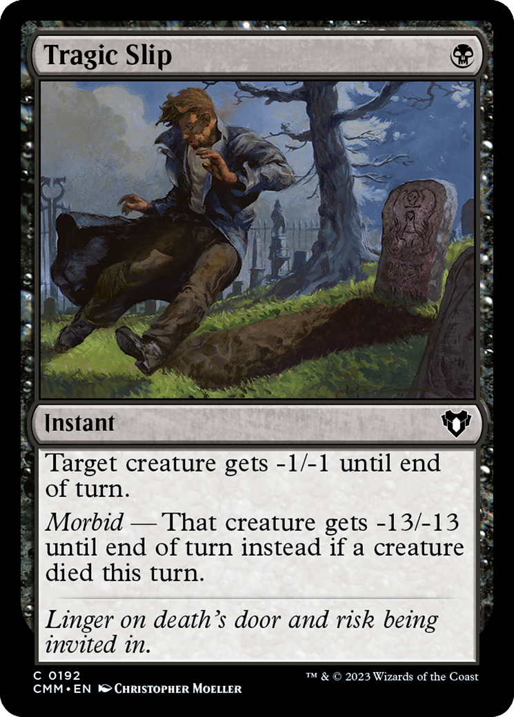 Tragic Slip [Commander Masters] Foil