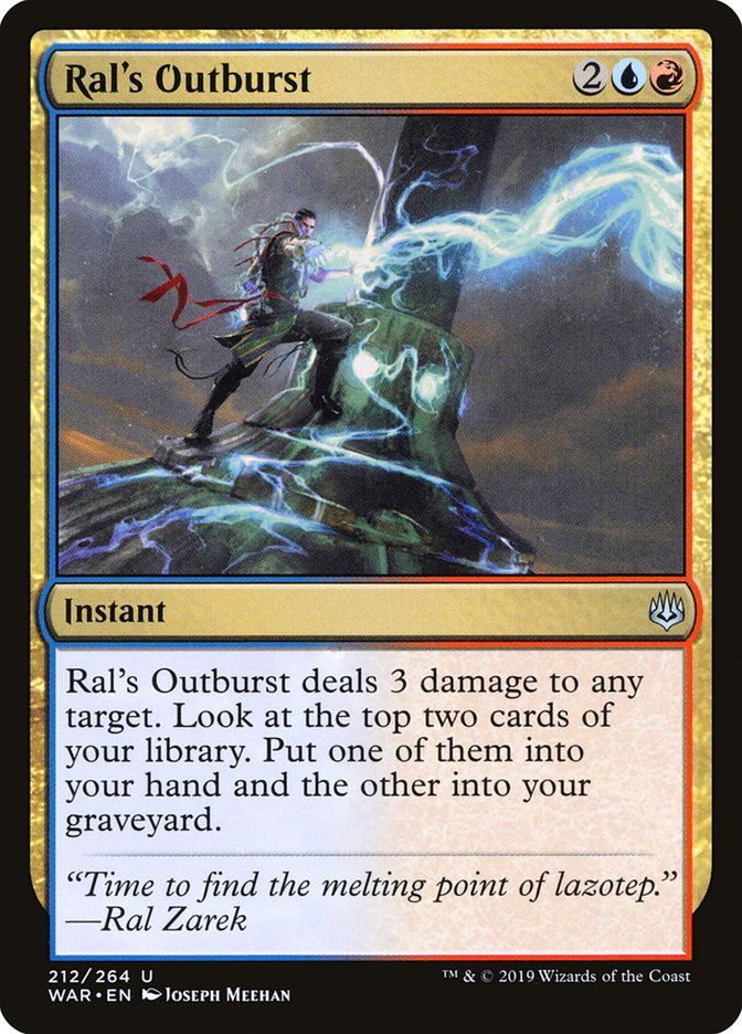 Ral's Outburst [War of the Spark] Foil