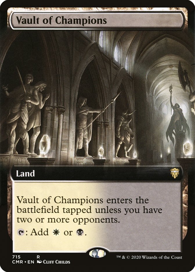Vault of Champions (Extended Art) [Commander Legends] Foil