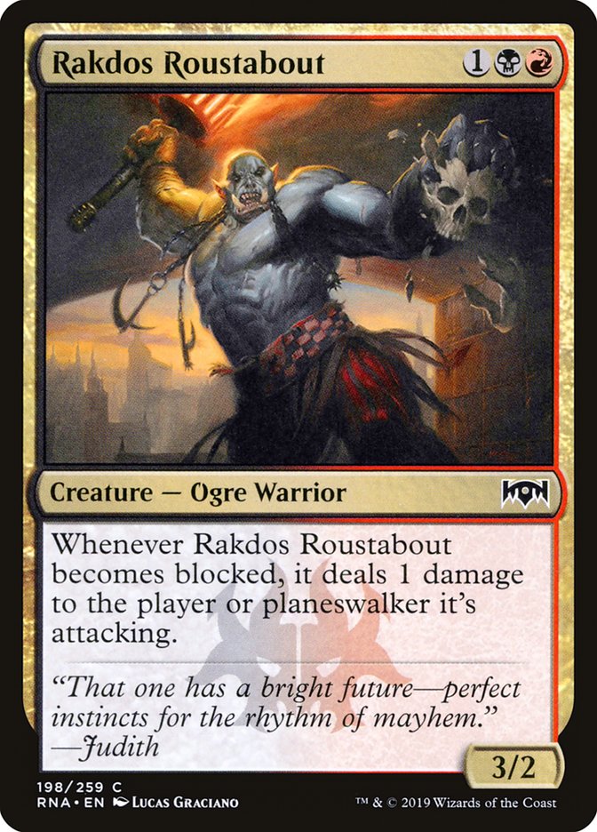 Rakdos Roustabout [Ravnica Allegiance] Foil