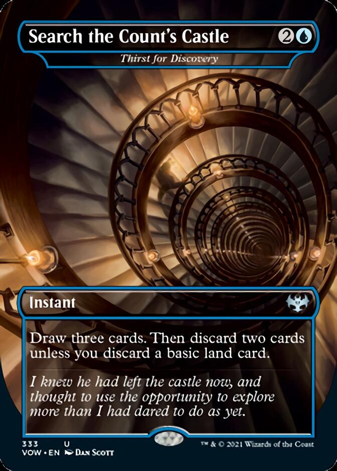 Thirst for Discovery - Search the Count's Castle [Innistrad: Crimson Vow] Foil