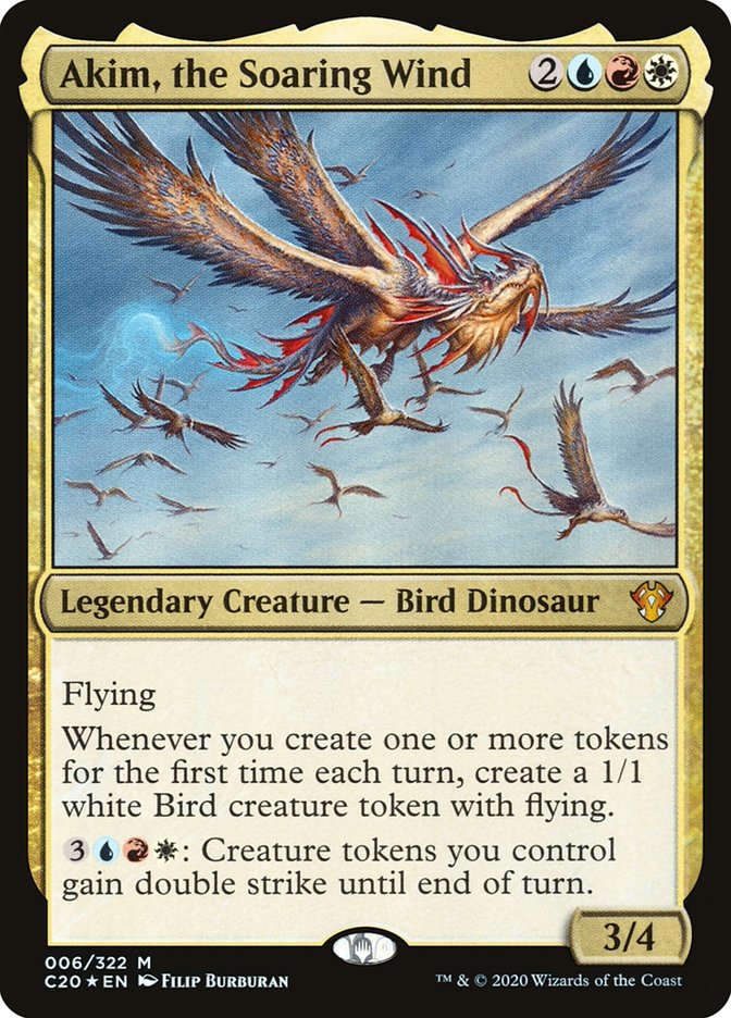 Akim, the Soaring Wind [Commander 2020] Foil