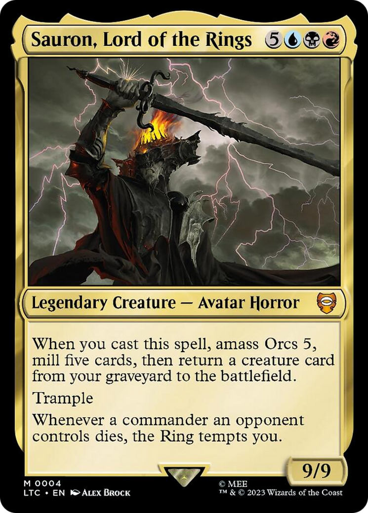 Sauron, Lord of the Rings [The Lord of the Rings: Tales of Middle-Earth Commander] Foil