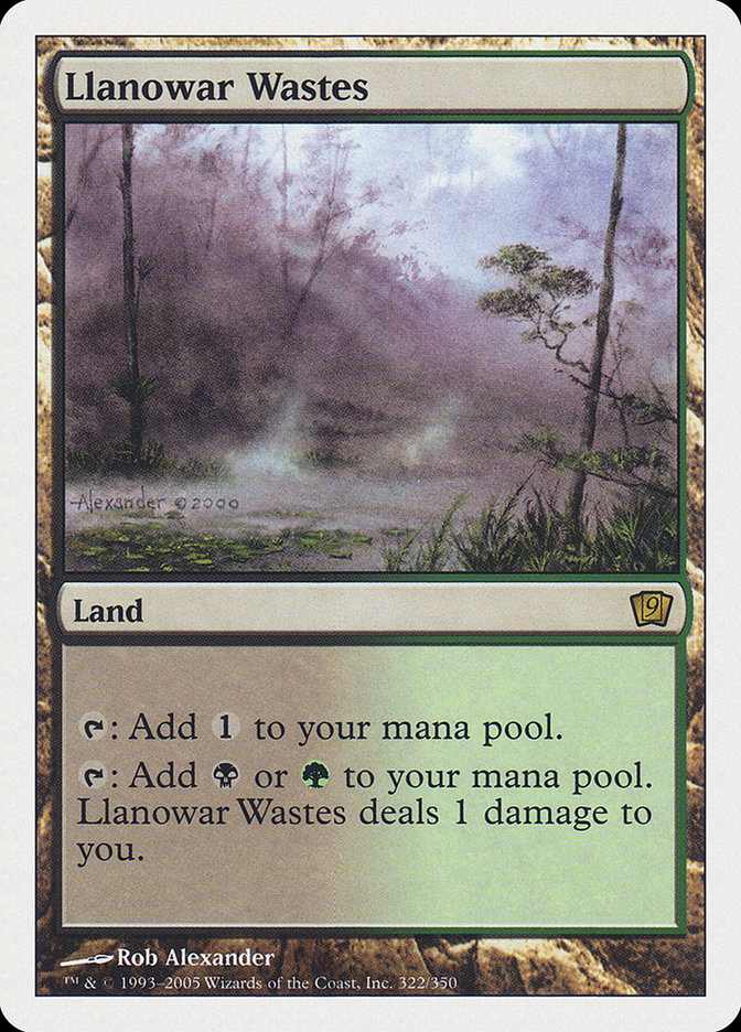 Llanowar Wastes [Ninth Edition] Foil