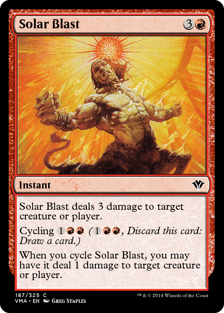 Solar Blast  [Vintage Masters] Foil