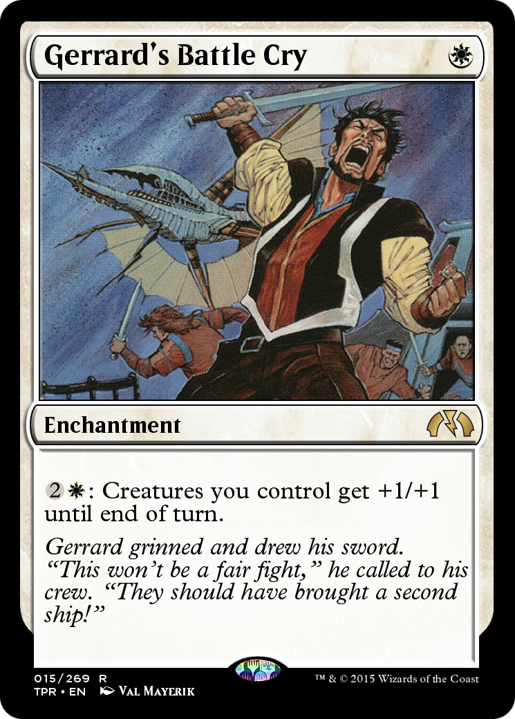 Gerrard's Battle Cry  [Tempest Remastered] Foil