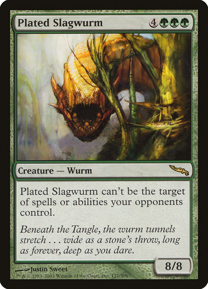 Plated Slagwurm [Mirrodin] Foil