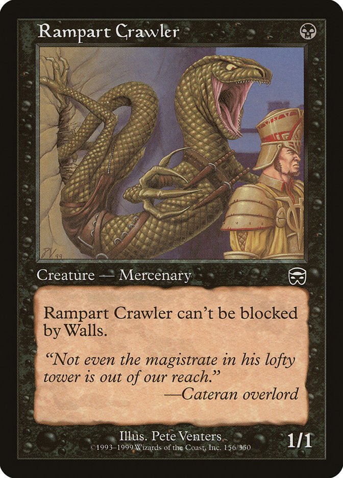 Rampart Crawler [Mercadian Masques] Foil