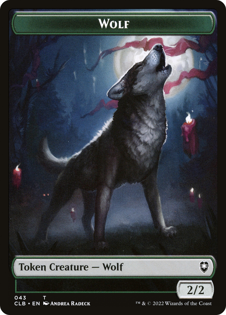 Wolf  [Battle for Baldur's Gate Tokens]