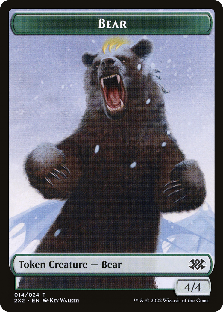 Bear  [Double Masters 2022 Tokens] Foil