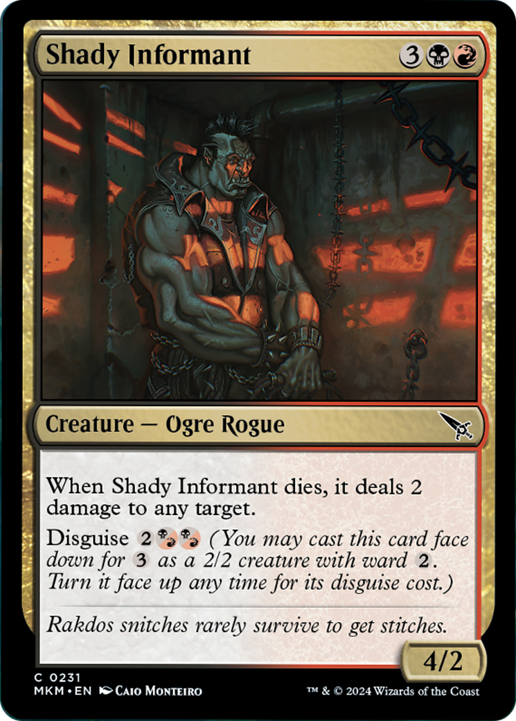 Shady Informant [Murders at Karlov Manor] Foil