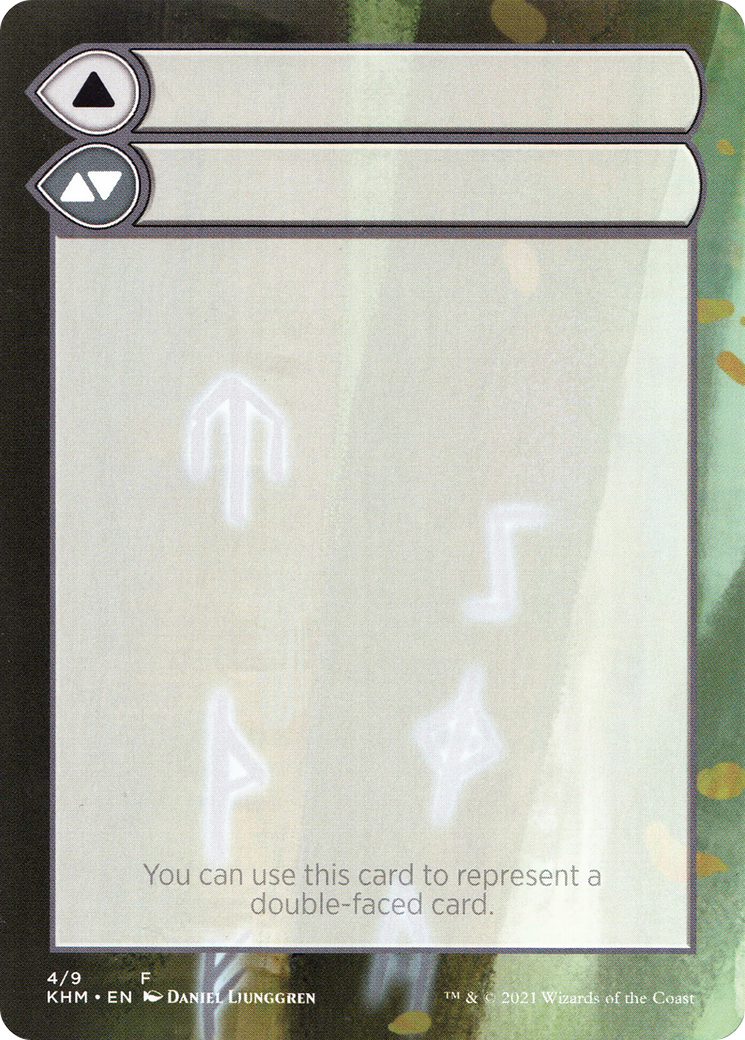 Double-Faced Substitute Card  [Kaldheim Substitute Cards] (Borderless)