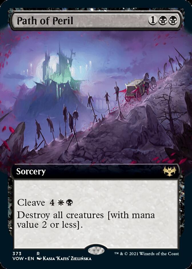 Path of Peril (Extended Art) [Innistrad: Crimson Vow] Foil