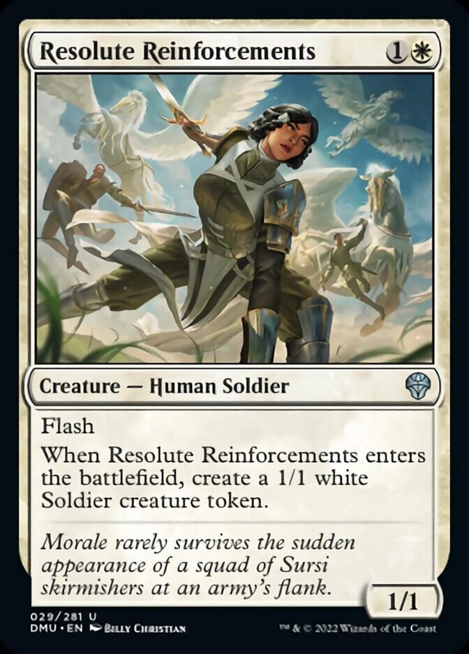 Resolute Reinforcements [Dominaria United] Foil