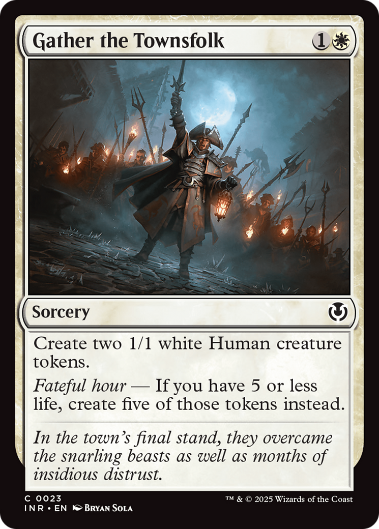 Gather the Townsfolk [Innistrad Remastered] Foil