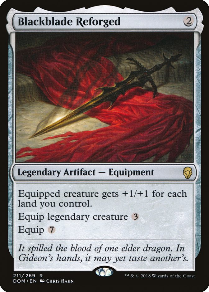 Blackblade Reforged [Dominaria] Foil