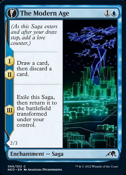 The Modern Age // Vector Glider [Kamigawa: Neon Dynasty] Foil