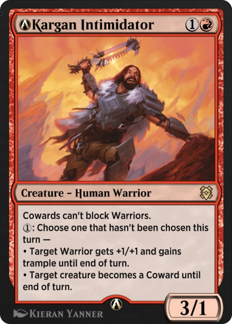 A-Kargan Intimidator  [Zendikar Rising]