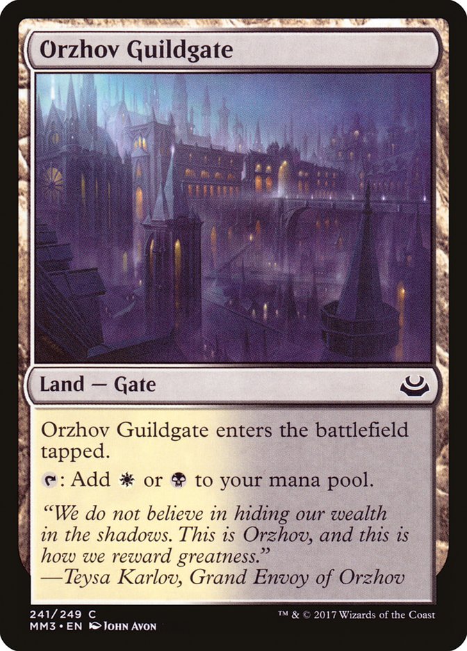 Orzhov Guildgate [Modern Masters 2017] Foil