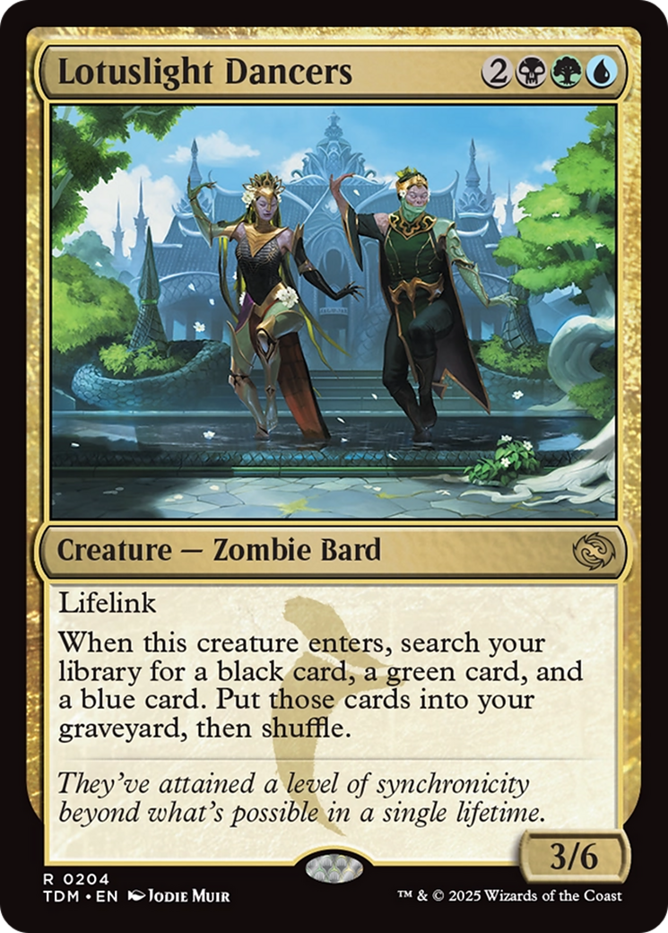 Lotuslight Dancers [Tarkir: Dragonstorm] Foil