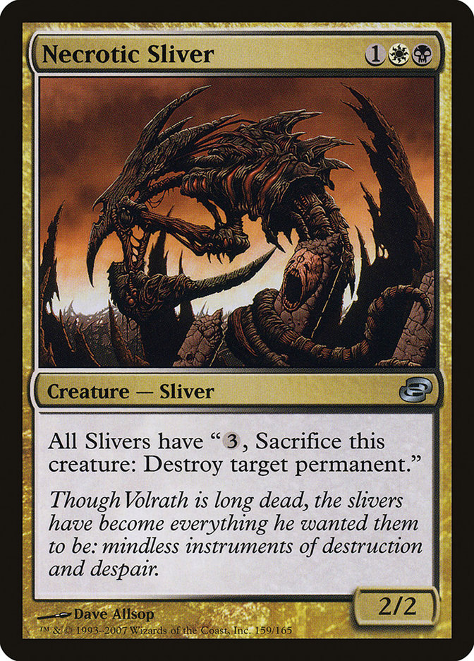 Necrotic Sliver [Planar Chaos] Foil