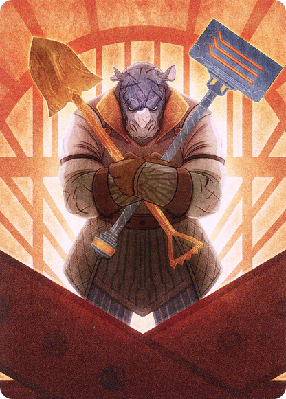 Mr. Orfeo, the Boulder // Mr. Orfeo, the Boulder  [New Capenna Art Series] (Borderless) Foil