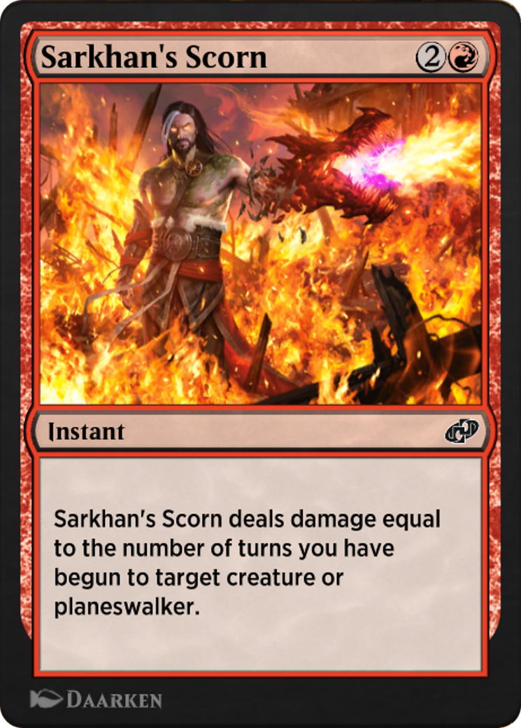 Sarkhan's Scorn  [Jumpstart: Historic Horizons]