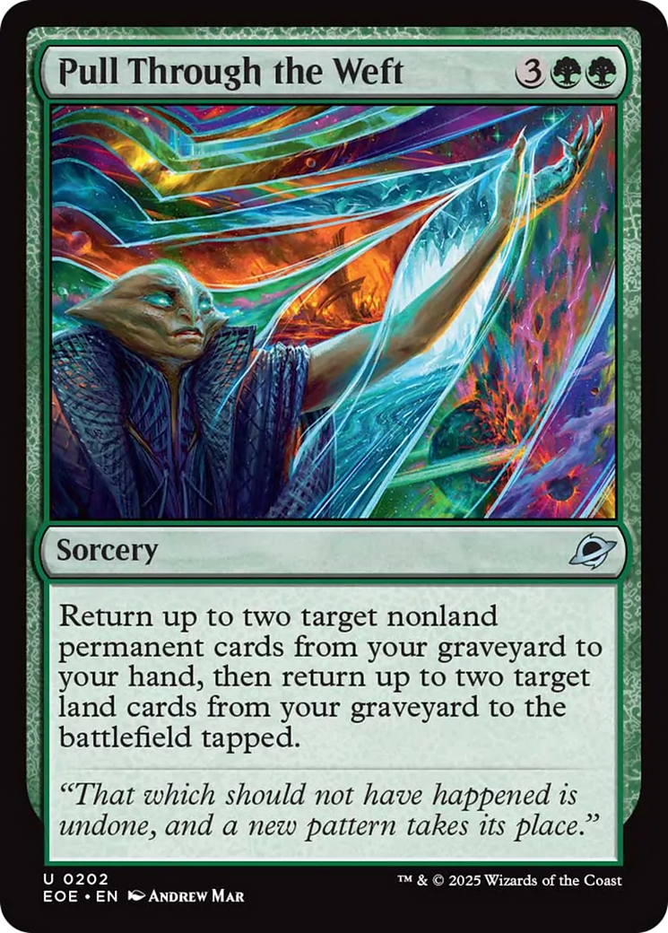 Pull Through the Weft [Edge of Eternities] Foil