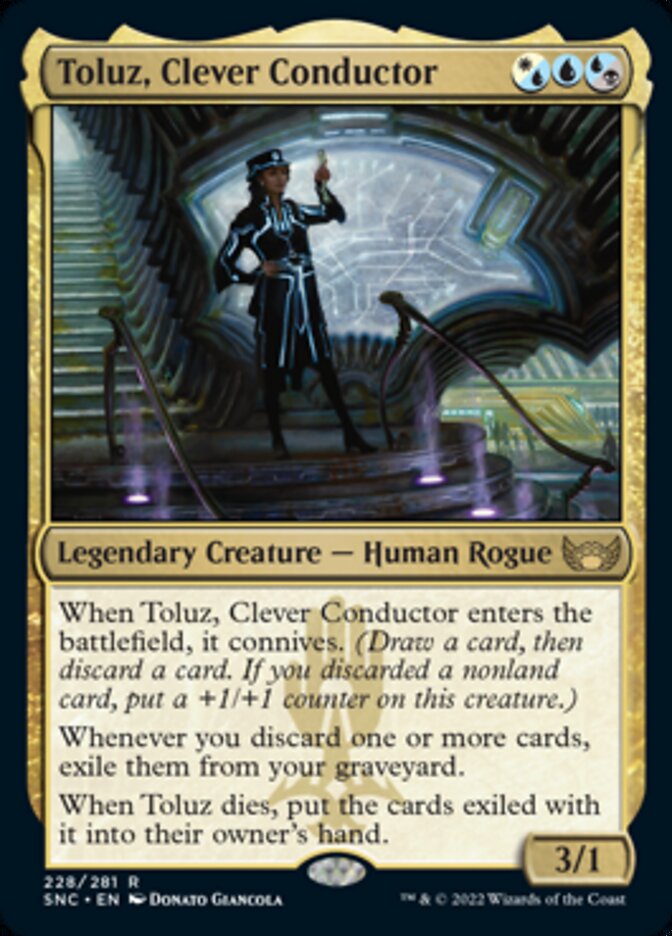Toluz, Clever Conductor [Streets of New Capenna] Foil