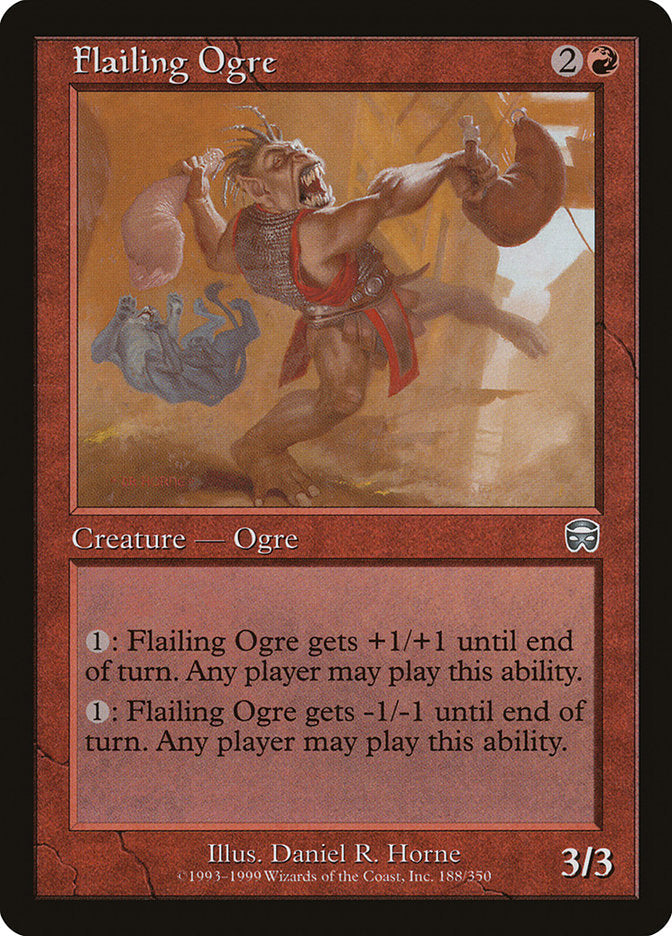Flailing Ogre [Mercadian Masques] Foil