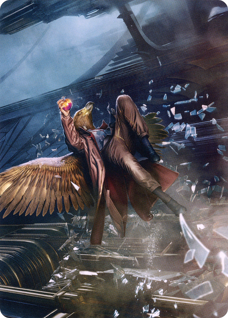 Skyway Robber // Skyway Robber  [New Capenna Art Series] (Borderless)