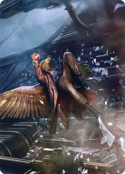 Skyway Robber // Skyway Robber  [New Capenna Art Series] (Borderless) Foil
