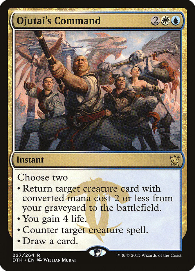 Ojutai's Command [Dragons of Tarkir] Foil -1