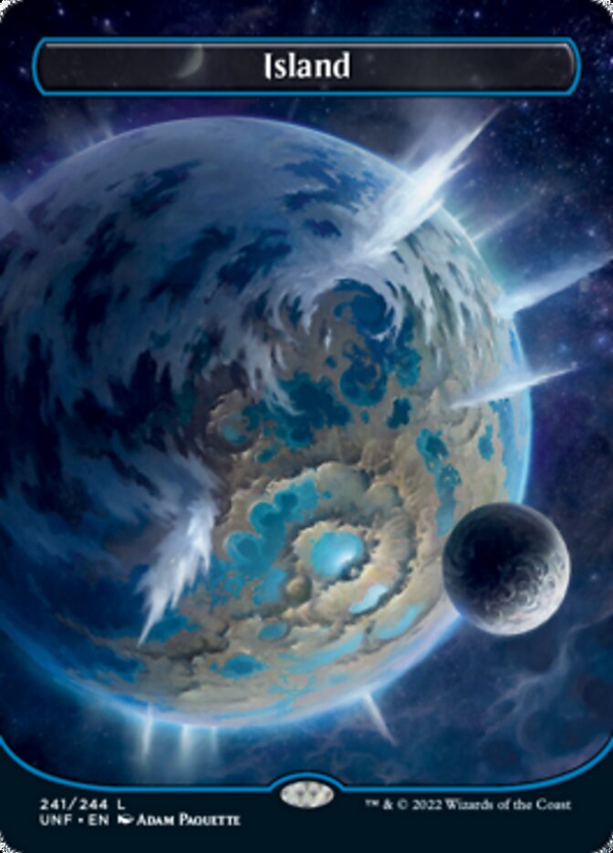 Island (241) (Orbital Space-ic Land) [Unfinity] Foil