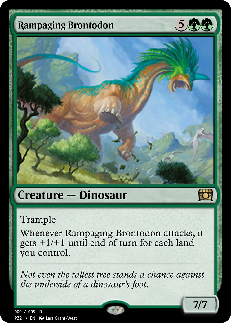 Rampaging Brontodon  [Treasure Chest] Foil