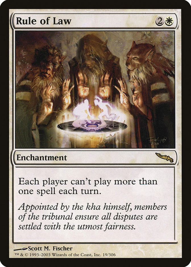 Rule of Law [Mirrodin] Foil