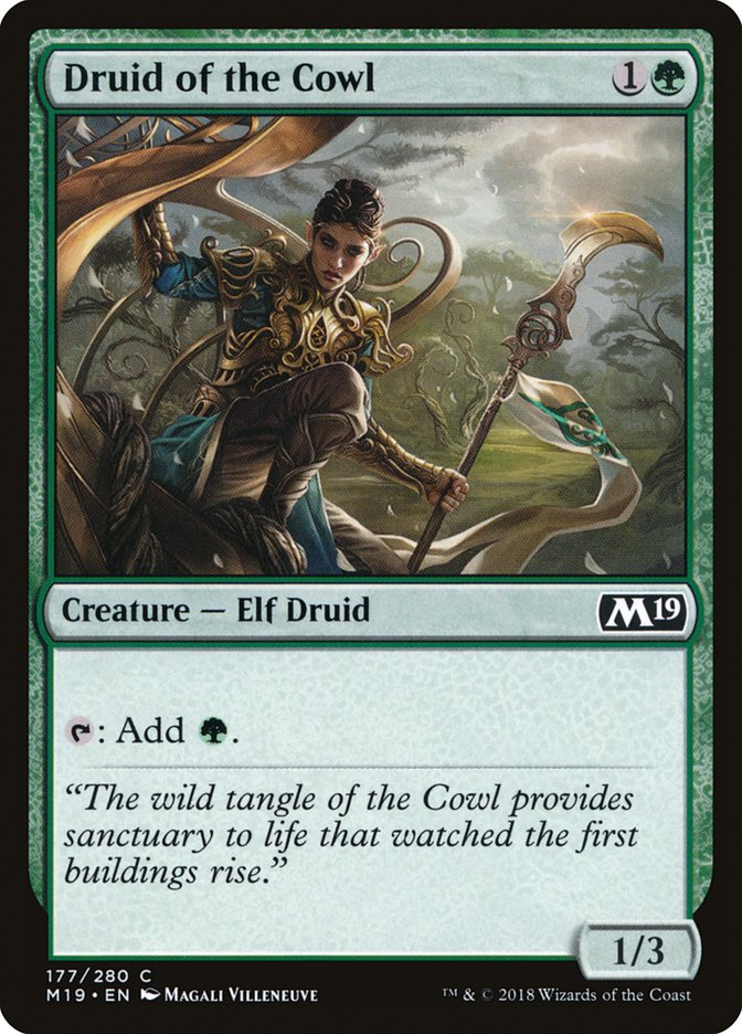 Druid of the Cowl [Core Set 2019] Foil