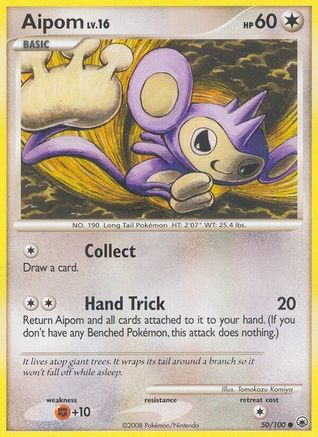 Aipom (50/100) [Diamond & Pearl: Majestic Dawn] Reverse Holofoil