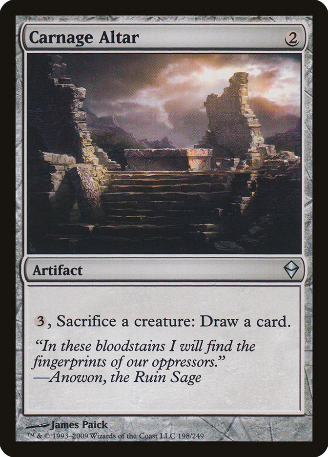 Carnage Altar [Zendikar] Foil