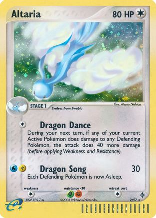 Altaria (2/97) [EX: Dragon] Reverse Holofoil
