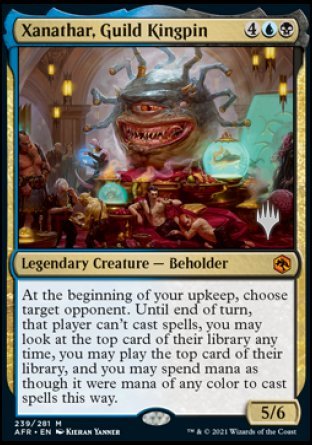 Xanathar, Guild Kingpin (Promo Pack) [Dungeons & Dragons: Adventures in the Forgotten Realms Promos] Foil