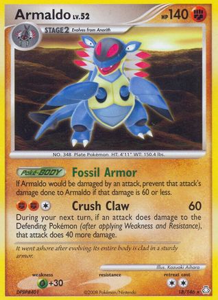 Armaldo (18/146) [Diamond & Pearl: Legends Awakened] Reverse Holofoil