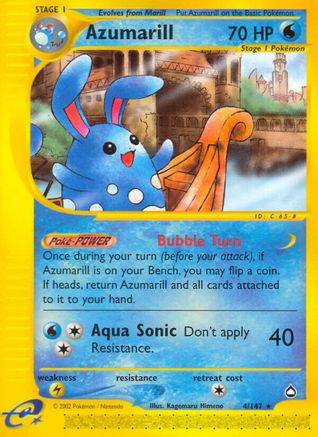 Azumarill (4/147) [Aquapolis] Reverse Holofoil