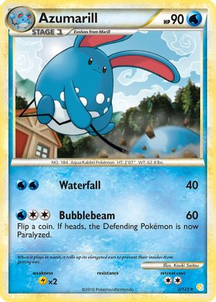 Azumarill (2/123) [HeartGold & SoulSilver: Base Set] Reverse Holofoil
