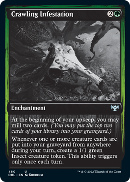 Crawling Infestation [Innistrad: Double Feature] Foil