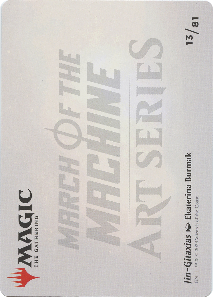Jin-Gitaxias // Jin-Gitaxias  [March of the Machine Art Series] (Borderless) Foil