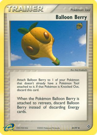 Balloon Berry (82/97) [EX: Dragon] Reverse Holofoil