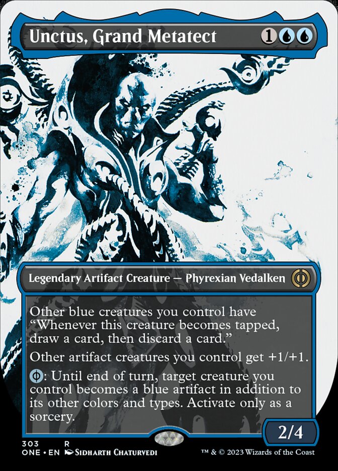 Unctus, Grand Metatect (Borderless Ichor) [Phyrexia: All Will Be One] Foil