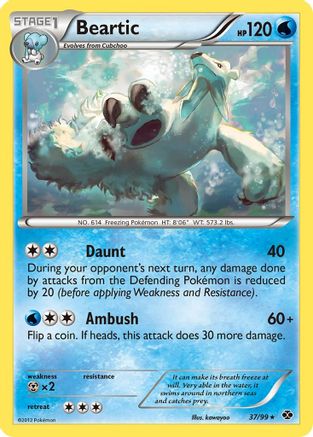 Beartic (37/99) [Black & White: Next Destinies] Reverse Holofoil