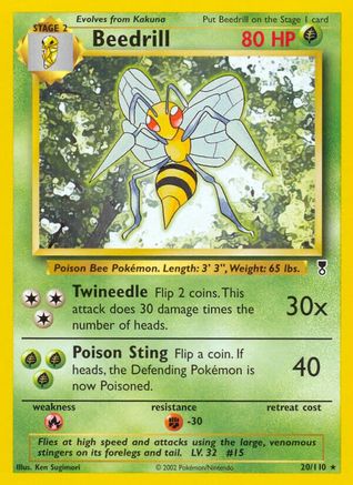 Beedrill (20/110) [Legendary Collection] Reverse Holofoil